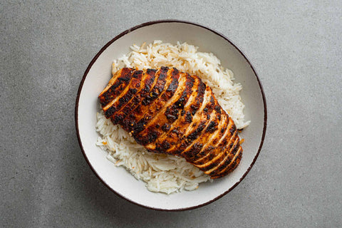 חזה עוף מדורה ואורז